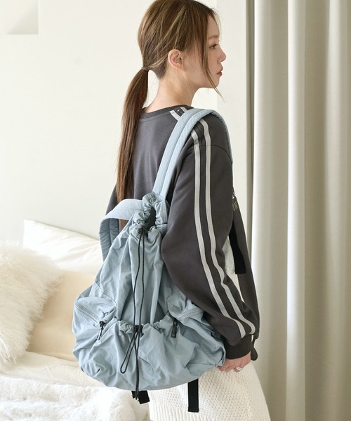 UNE MANSION（ユヌマンション）の「ディクショナリープリントスポーティーユニフォームスウェットトレーナー（スウェット・レディース・アイボリー/グレー/ネイビー・FREE）」の11枚目の写真