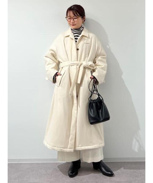 ヒューマンウーマン　コート　ポンチョ　新品　未使用 セール】菊池亜希子×LEE×hw 中綿コート（ブルゾン）｜human
