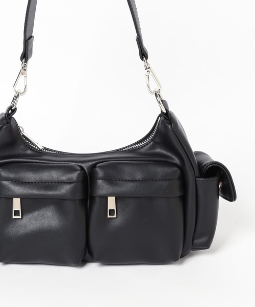 Heather（ヘザー）の「ポケットショルダーBAG  993774（ショルダーバッグ・レディース・アイボリー/ブラック・ONE SIZE）」の12枚目の写真