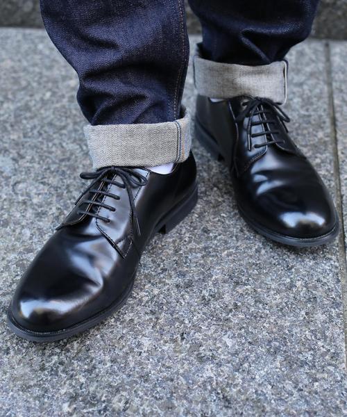 green label relaxing（グリーンレーベルリラクシング）の「【WEB限定】 ★★LEATHER 5EYE P-TOE レザー シューズ（その他シューズ・メンズ・ダークブラウン/ブラック・8h/7h/8/9）」の14枚目の写真