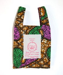 moyan ecri（モヤン エクリ）の「<moyan ecri>アフリカンファブリックミニキルトBAG（ハンドバッグ）」