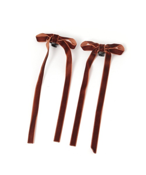 LOWRYS FARM（ローリーズファーム）の「リボンチビクリップ　102451（バレッタ/ヘアクリップ・レディース・ブラック/その他/ブラック系その他・FREE）」の5枚目の写真