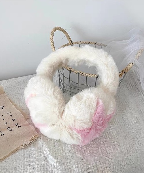 shopnikoniko（ショップニコニコ）の「星マーク フェイクファー イヤーマフ 耳あて もこもこ（イヤーマフ・レディース・ブラウン/グレー/ホワイト/ブラック・フリー）」の6枚目の写真