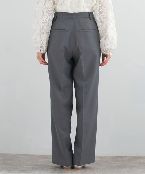 URBAN RESEARCH ROSSO WOMEN（アーバンリサーチ　ロッソ）の「シャンブレーセンタープレスストレートパンツ（その他パンツ・レディース・ライトカーキ/ネイビー・36/38）」の11枚目の写真