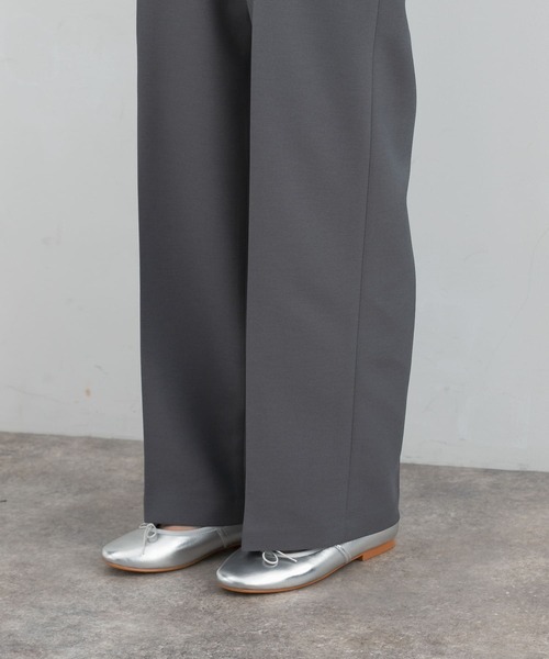 パラスパレス リネン シャンブレー ストレート パンツ パラスパレス リネン シャンブレー ストレート パンツ