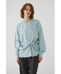 リムアーク新品⭐️洗える❗️ドッキングデザイントップスセーラーバックフリルTシャツ RIM.ARK（リムアーク）の「Big work shirt JK（シャツ/ブラウス