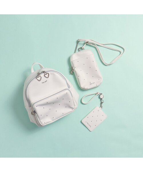 algy（アルジー）の「合皮リュック（バックパック/リュック・キッズ・ブラック/サックスブルー/オフホワイト・FREE）」の10枚目の写真