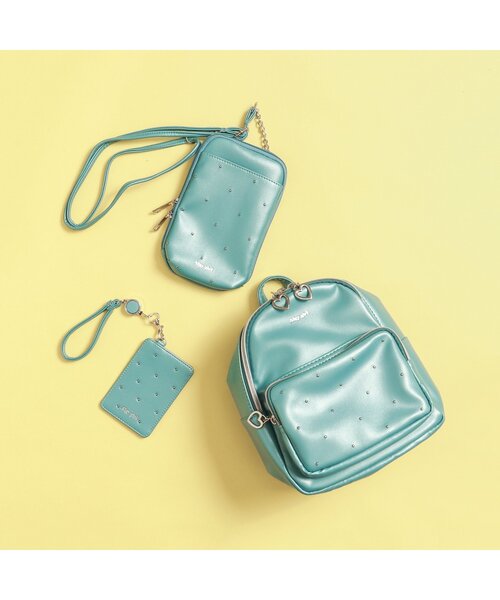 algy（アルジー）の「合皮リュック（バックパック/リュック・キッズ・ブラック/サックスブルー/オフホワイト・FREE）」の11枚目の写真