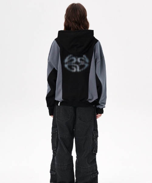 MAHAGRID（マハグリッド）の「『mahagrid/マハグリッド』ECLIPSE LOGO HOOD ZIP-UP/エクリプスロゴジップアップパーカー（パーカー・メンズ・ブラック/カーキ・M/L）」の17枚目の写真