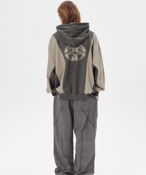 MAHAGRID（マハグリッド）の「『mahagrid/マハグリッド』ECLIPSE LOGO HOOD ZIP-UP/エクリプスロゴジップアップパーカー（パーカー・メンズ・ブラック/カーキ・M/L）」の10枚目の写真