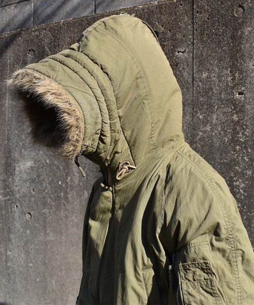 Abercrombie&Fitch(アバークロンビーアンドフィッチ)の「【ヴィンテージ古着】ABERCROMBIE AND FITCH/アバクロンビー&フィッチ N-3Bタイプ フライトジャケット(その他アウター・メンズ・カーキ・MEDIUM)」の6枚目の写真