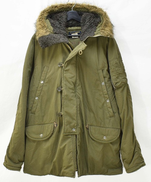 Abercrombie&Fitch(アバークロンビーアンドフィッチ)の「【ヴィンテージ古着】ABERCROMBIE AND FITCH/アバクロンビー&フィッチ N-3Bタイプ フライトジャケット(その他アウター・メンズ・カーキ・MEDIUM)」の2枚目の写真