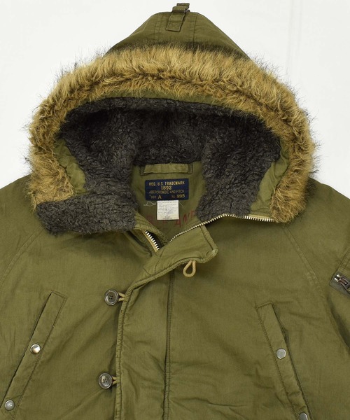 Abercrombie&Fitch(アバークロンビーアンドフィッチ)の「【ヴィンテージ古着】ABERCROMBIE AND FITCH/アバクロンビー&フィッチ N-3Bタイプ フライトジャケット(その他アウター・メンズ・カーキ・MEDIUM)」の7枚目の写真