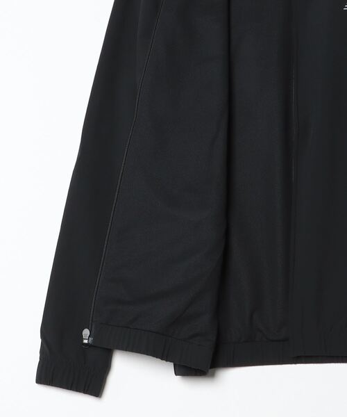 美品 new balance バックロゴ ジャケット 黒 L相当 ストレッチ セール】ストレッチウーブンボンバージャケット（ポンチョ