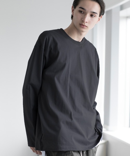 aimoha(アイモハ)の「aimoha men SLIM FIT T SHIRT スリムフィットTシャツ(Tシャツ/カットソー・メンズ・チョコ/ダークグレー/ブラック/ホワイト・X-LARGE/LARGE/XXX-LARGE/MEDIUM/XX-LARGE)」の2枚目の写真