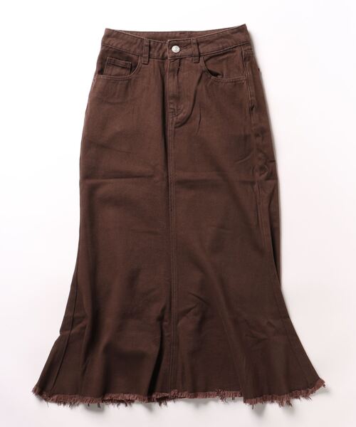 aimoha（アイモハ）の「デニムマーメードスカート（デニムスカート・レディース・チョコ・X-SMALL/SMALL/MEDIUM）」の13枚目の写真
