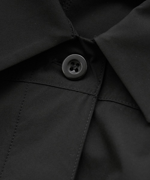 le cercle ADAM ET ROPE'（ルセルクルアダムエロペ）の「シャツブルゾン（ブルゾン・レディース・ブラック/ベージュ系その他2/ホワイト・FREE）」の18枚目の写真
