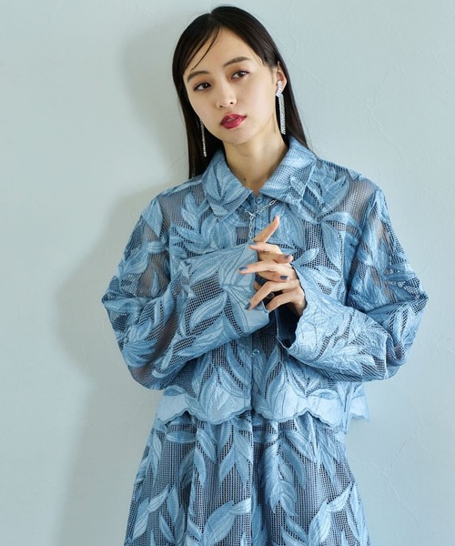 HARE（ハレ）の「メッシュシシュウショートシャツ(HARE)（シャツ 