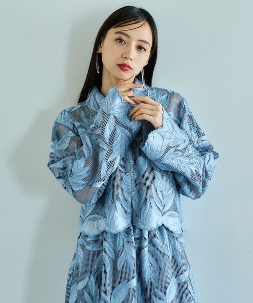 HARE（ハレ）の「メッシュシシュウショートシャツ(HARE)（シャツ
