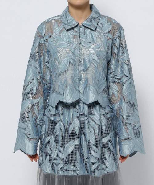 HARE（ハレ）の「メッシュシシュウショートシャツ（）」 - WEAR