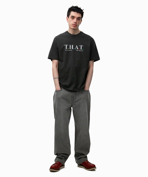 thisisneverthat(ディスイズネバーザット)の「T.H.A.T. Tee(Tシャツ/カットソー・メンズ・オレンジ/ホワイト/ブラック・XL/S/M/L)」の6枚目の写真