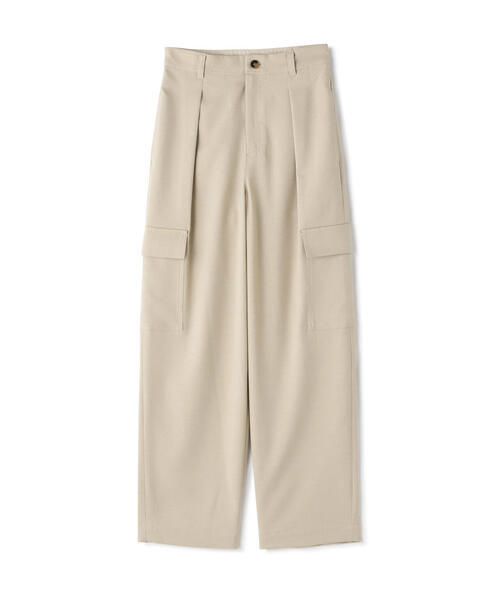 N.（N. Natural Beauty Basic）（エヌエヌナチュラルビューティーベーシック）の「【S Size Line】◆アウトポケットテーパードパンツ（スウェットパンツ・レディース・ブラウン/ベージュ・SMALL/MEDIUM）」の3枚目の写真