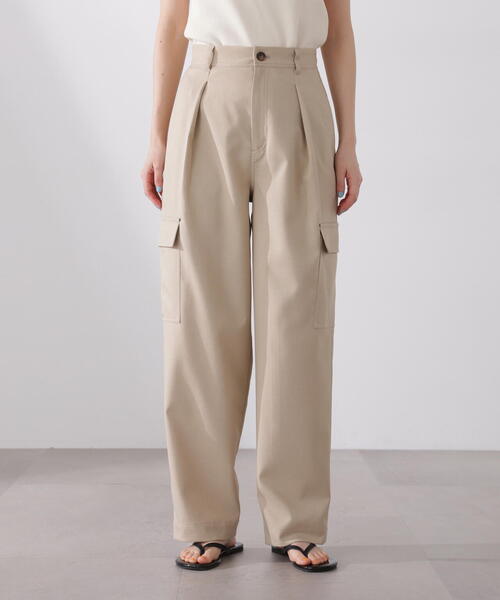 N.（N. Natural Beauty Basic）（エヌエヌナチュラルビューティーベーシック）の「【S Size Line】◆アウトポケットテーパードパンツ（スウェットパンツ・レディース・ブラウン/ベージュ・SMALL/MEDIUM）」の10枚目の写真