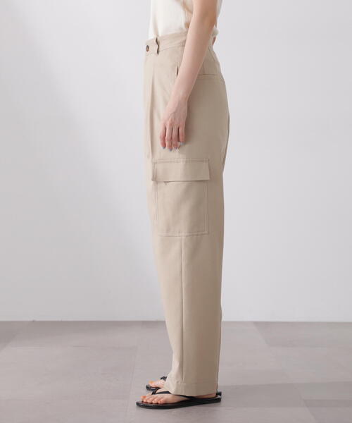 N.（N. Natural Beauty Basic）（エヌエヌナチュラルビューティーベーシック）の「【S Size Line】◆アウトポケットテーパードパンツ（スウェットパンツ・レディース・ブラウン/ベージュ・SMALL/MEDIUM）」の11枚目の写真