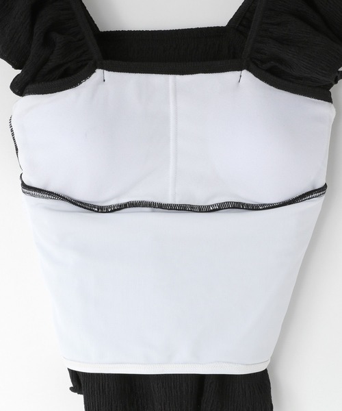 LOWRYS FARM（ローリーズファーム）の「【JUNIOR】SWIM フリルセットアップ　 105959（水着・キッズ・ブラック/ネイビー/ピンク/ブルー・140cm/150cm）」の19枚目の写真