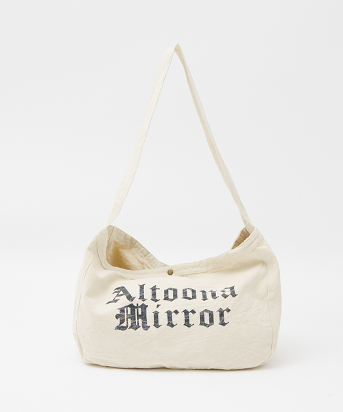 ABAHOUSE(アバハウス)の「【REPRODUCT】Newspaper Bag/ニュースペーパーバッグ/キャンバス ショルダーバッグ(ショルダーバッグ・メンズ・ホワイト系その他3/ホワイト系その他2/ホワイト系その他・フリー)」の8枚目の写真