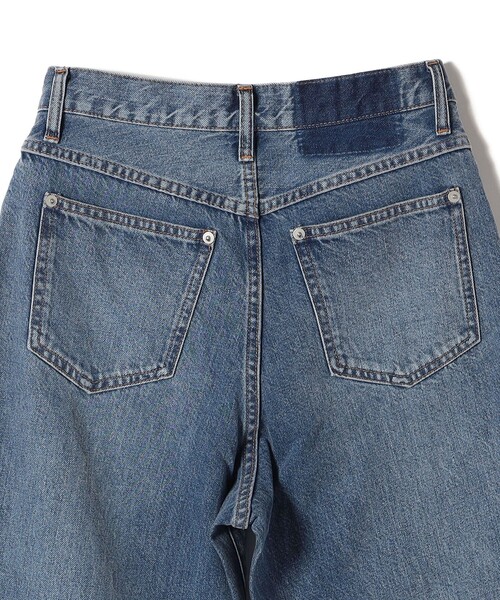 SHIPS(シップス)の「* 〈洗濯機可能〉ビジュー デザイン リラックス ワイド デニム ◇(デニムパンツ・レディース・ブルー/サックスブルー・36/38/40)」の7枚目の写真