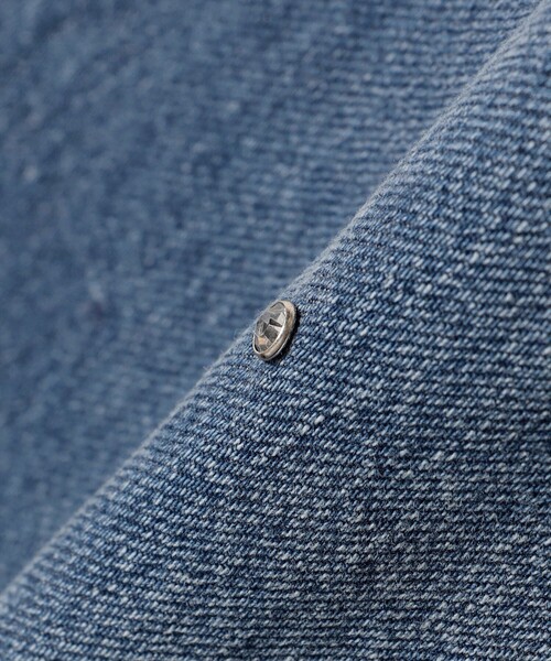 SHIPS(シップス)の「* 〈洗濯機可能〉ビジュー デザイン リラックス ワイド デニム ◇(デニムパンツ・レディース・ブルー/サックスブルー・36/38/40)」の13枚目の写真