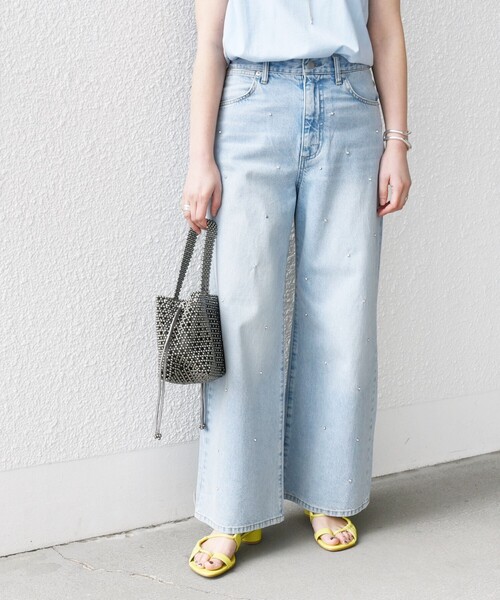 SHIPS（シップス）の「* 〈洗濯機可能〉ビジュー デザイン リラックス