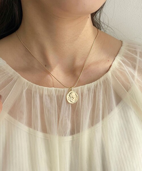 fredy emue(フレディエミュ)の「コインネックレス(ネックレス・レディース・シルバー/ゴールド・FREE)」の3枚目の写真