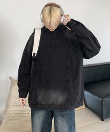neos | 【FVLMEN】vintage wash denim pullover parka/ビンテージウォッシュ デニム プルオーバー パーカー(パーカー)