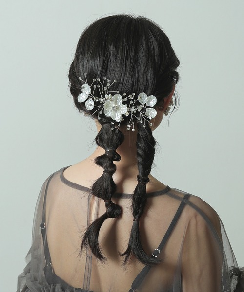 セール】ピュアブロッサム ビジュー ヘアクリップ ヘッドドレス