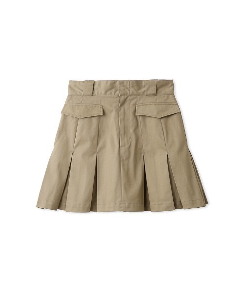 LILY BROWN(リリーブラウン)の「【LILY BROWN Dickies&】874プリーツチノミニスカショーパン(チノパンツ・レディース・ライトブルー/ベージュ/ブラック・0/1)」の14枚目の写真