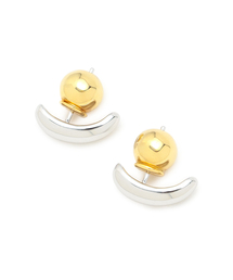 ノーク　ドーターズジュエリー コラボ2WAYハーフムーンピアス セール】【DAUGHTERS JEWELRYコラボ】2WAYハーフムーンピアス
