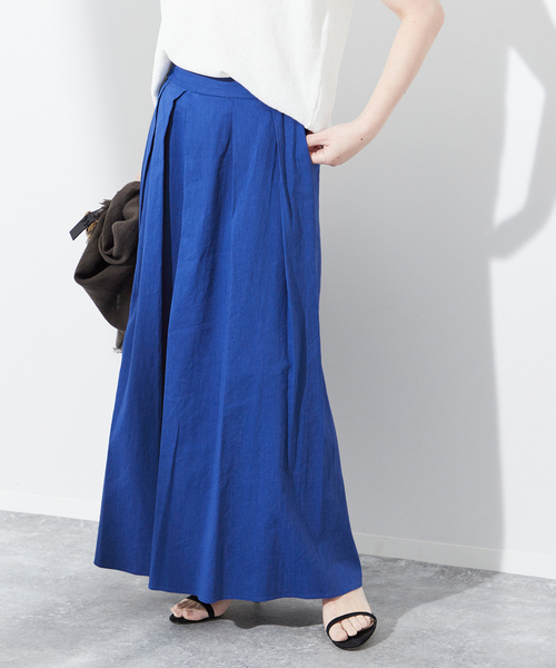 journal standard L'essage（ジャーナルスタンダードレサージュ）の「《追加2》コットンリネンキュロットパンツ（その他パンツ・レディース・ブルー/カーキ/ブラック・FREE）」の16枚目の写真