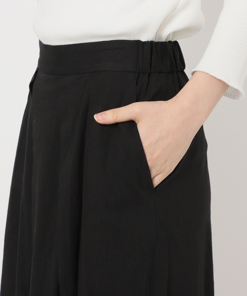 journal standard L'essage（ジャーナルスタンダードレサージュ）の「《追加2》コットンリネンキュロットパンツ（その他パンツ・レディース・ブルー/カーキ/ブラック・FREE）」の22枚目の写真