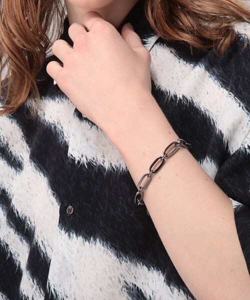 tk.TAKEO KIKUCHI(ティーケータケオキクチ)の「◆アソートチェーンブレスレット(ブレスレット・メンズ・シルバー/ブラック系1/ブラック/シルバー系1/シルバー系/ブラック系・00)」の15枚目の写真