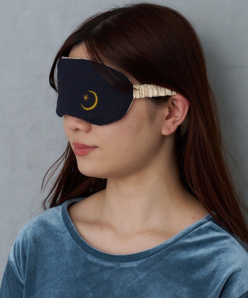 BIRTHDAY BAR(バースデイバー)の「Beauty Sleep Silk eye mask シルク混アイマスク(トラベルグッズ・レディース・アイボリー・フリー)」の10枚目の写真