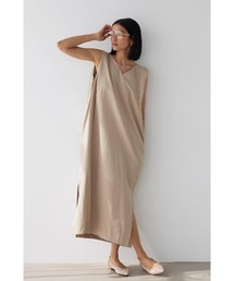 ALEXIA STAM | Drape Back V Neck Dress /ドレープバックワンピース(ワンピース)