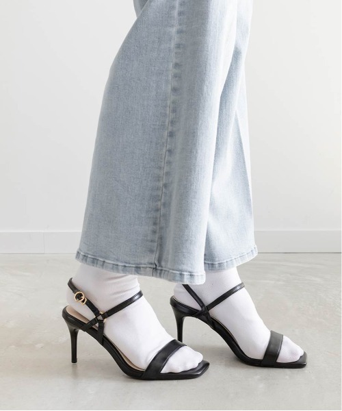 【セール】メタルリング ストラップサンダル（サンダル）｜RANDA（ランダ）