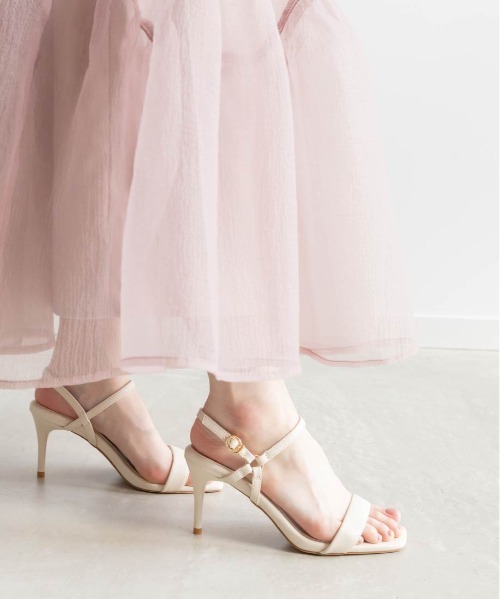 【セール】メタルリング ストラップサンダル（サンダル）｜RANDA（ランダ）