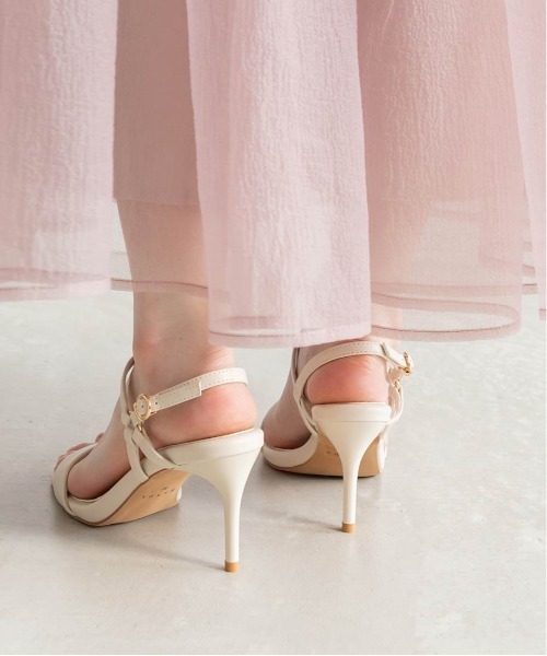 【セール】メタルリング ストラップサンダル（サンダル）｜RANDA（ランダ）