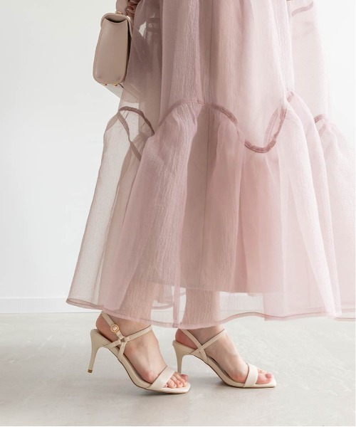 【セール】メタルリング ストラップサンダル（サンダル）｜RANDA（ランダ）