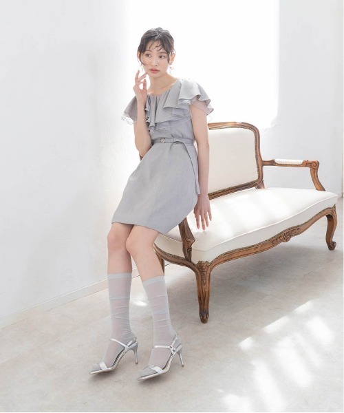 【セール】メタルリング ストラップサンダル（サンダル）｜RANDA（ランダ）