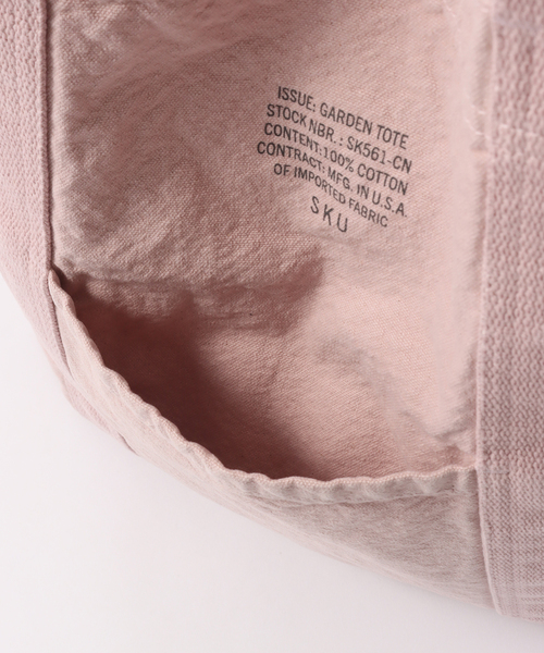 SAVE KHAKI UNITED(セーブカーキユナイテッド)の「SAVE KHAKI UNITED / GARDEN TOTE(トートバッグ・メンズ・アイボリー/ピンク/ベージュ系その他・FREE)」の8枚目の写真