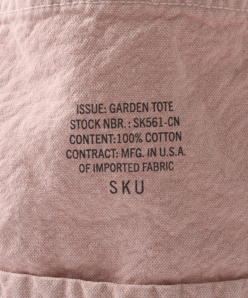 SAVE KHAKI UNITED(セーブカーキユナイテッド)の「SAVE KHAKI UNITED / GARDEN TOTE(トートバッグ・メンズ・アイボリー/ピンク/ベージュ系その他・FREE)」の11枚目の写真